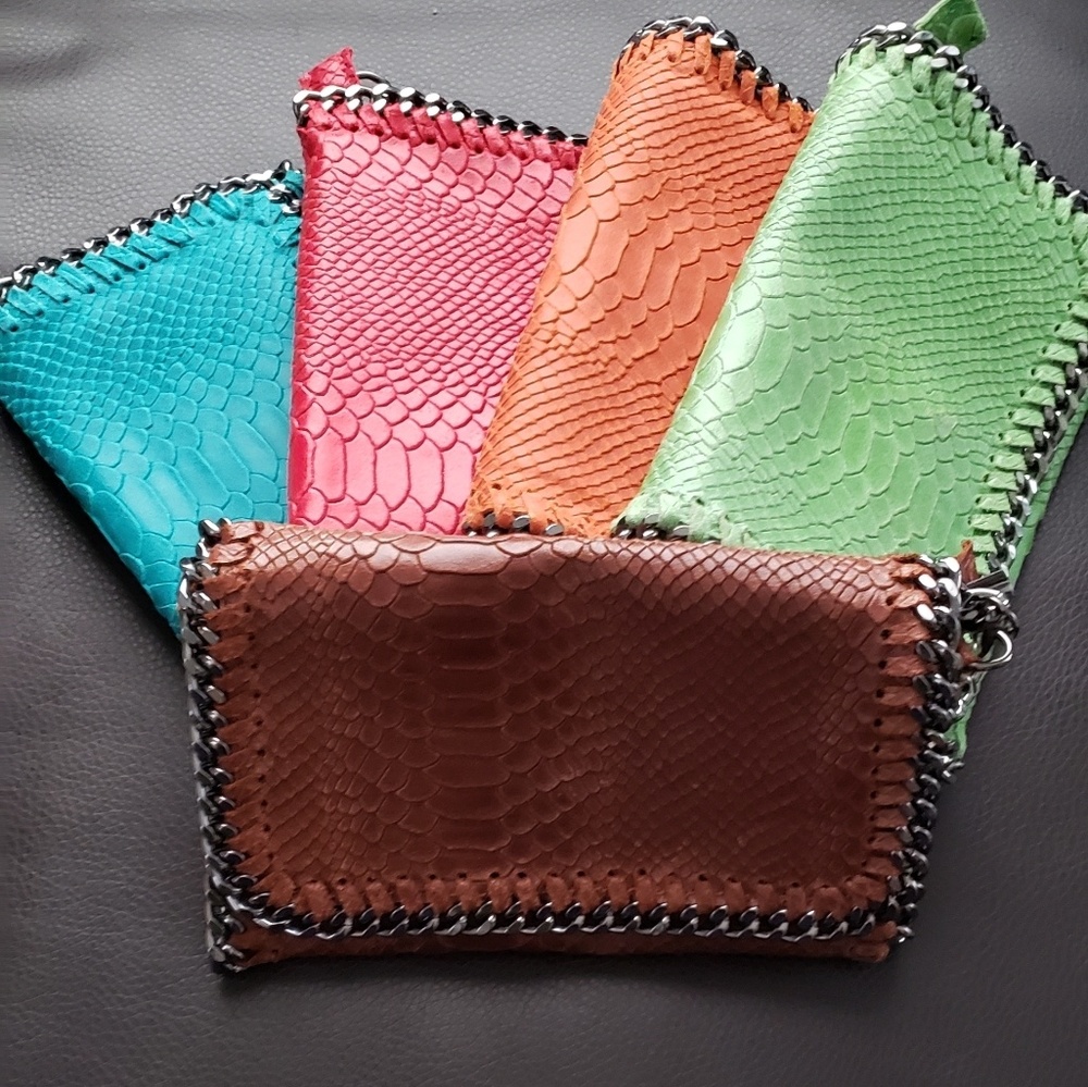 New Genuine Leather Clutch